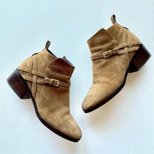 Cole haan suede booties